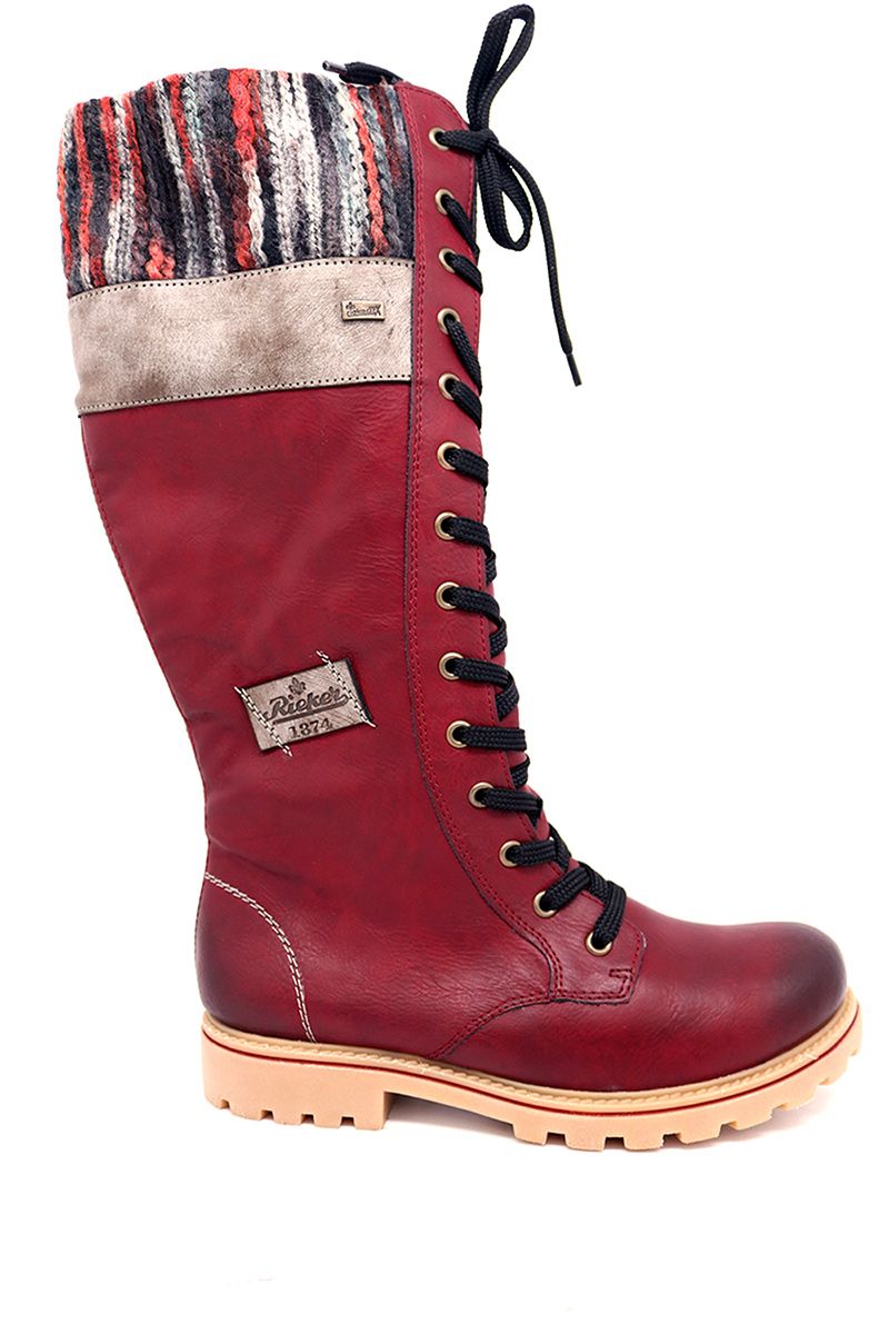 Bottes rieker sales rouge